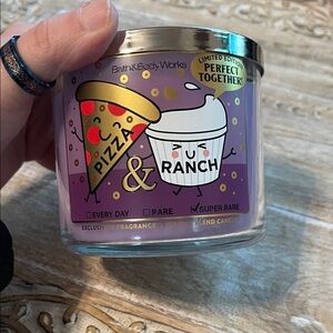 Bath & Body Works Purple Pizza & Ranch Candle